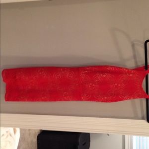 Endless rose red lace dress